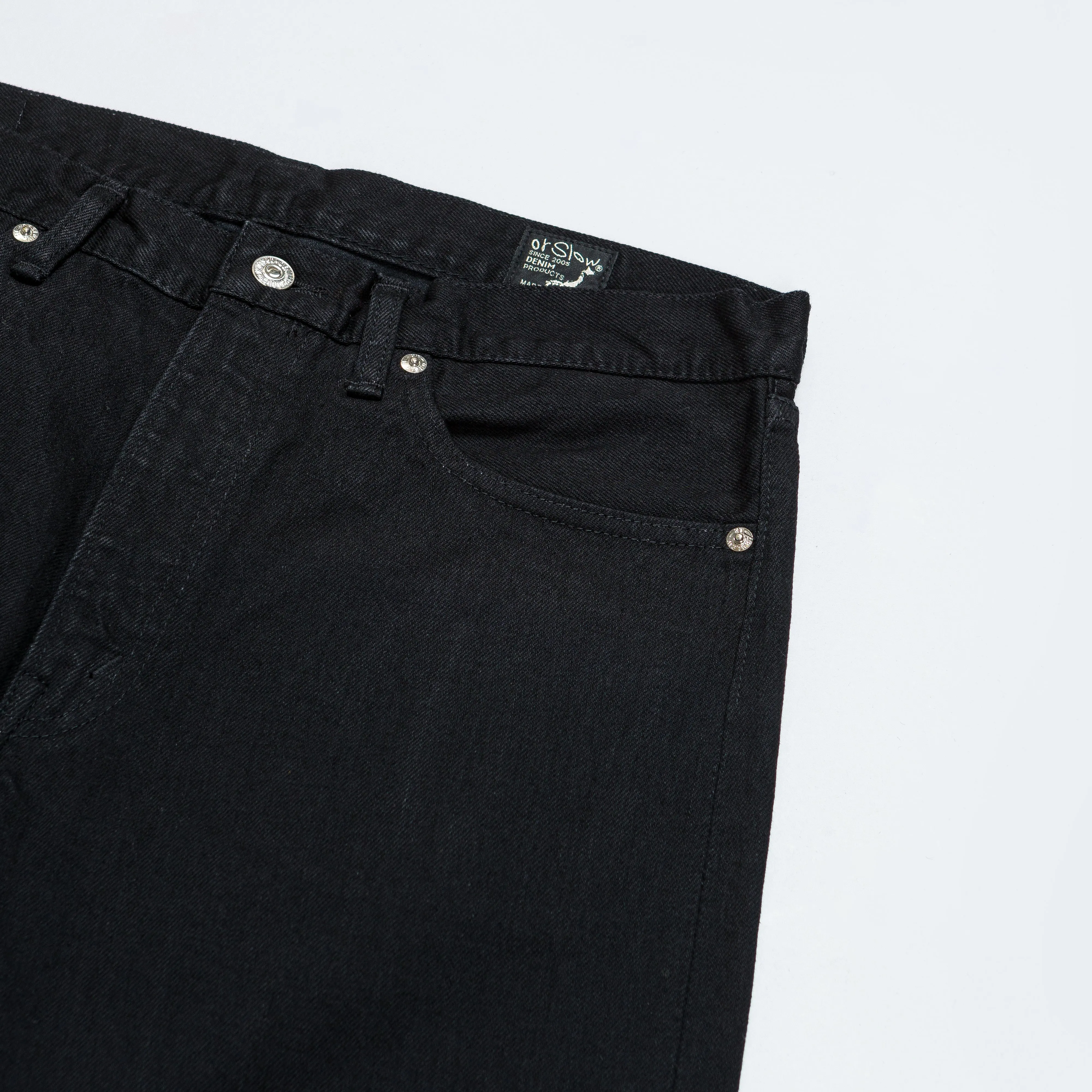 107 Slim Fit Jean - Black Denim