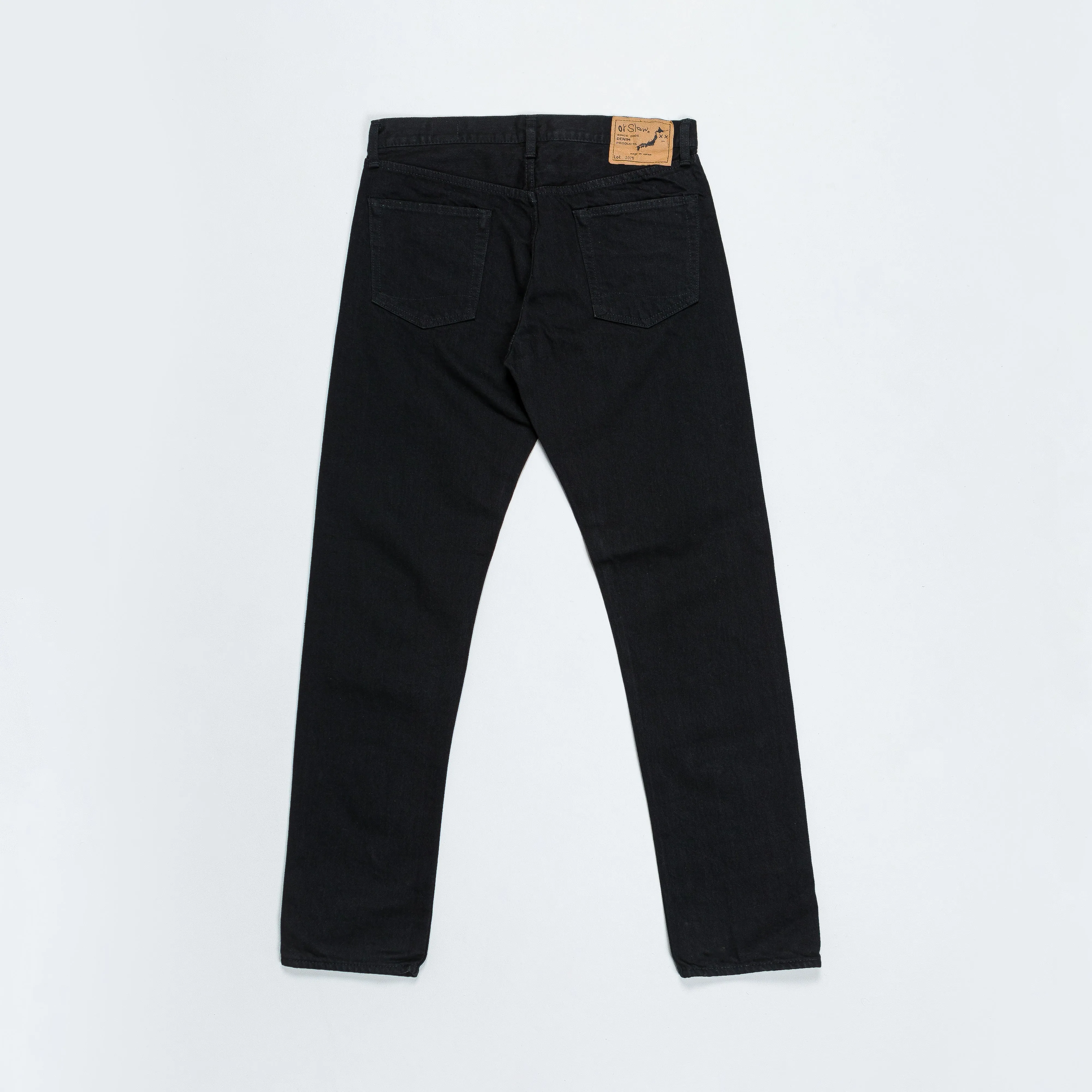 107 Slim Fit Jean - Black Denim