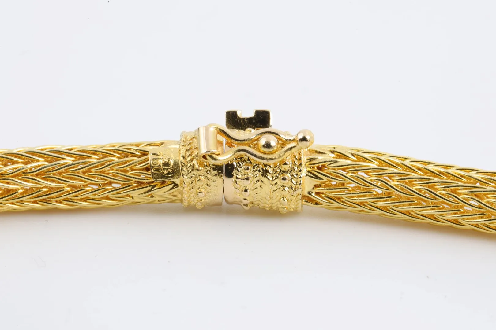 17" 18k Yellow Gold 0.24tcw Diamond Rope Chain Necklace (53.10g.)