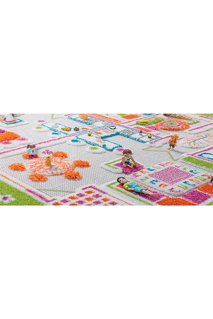 3D Play Rug - Beach Houses (Medium)