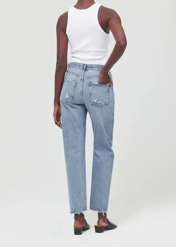 90s Mid Rise Loose Fit Jean in Isolate