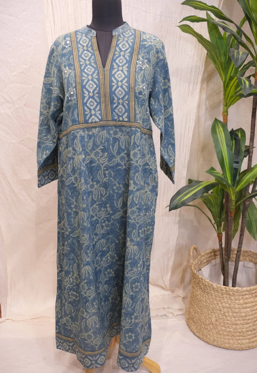 Aarna Dabu Cotton Kurta