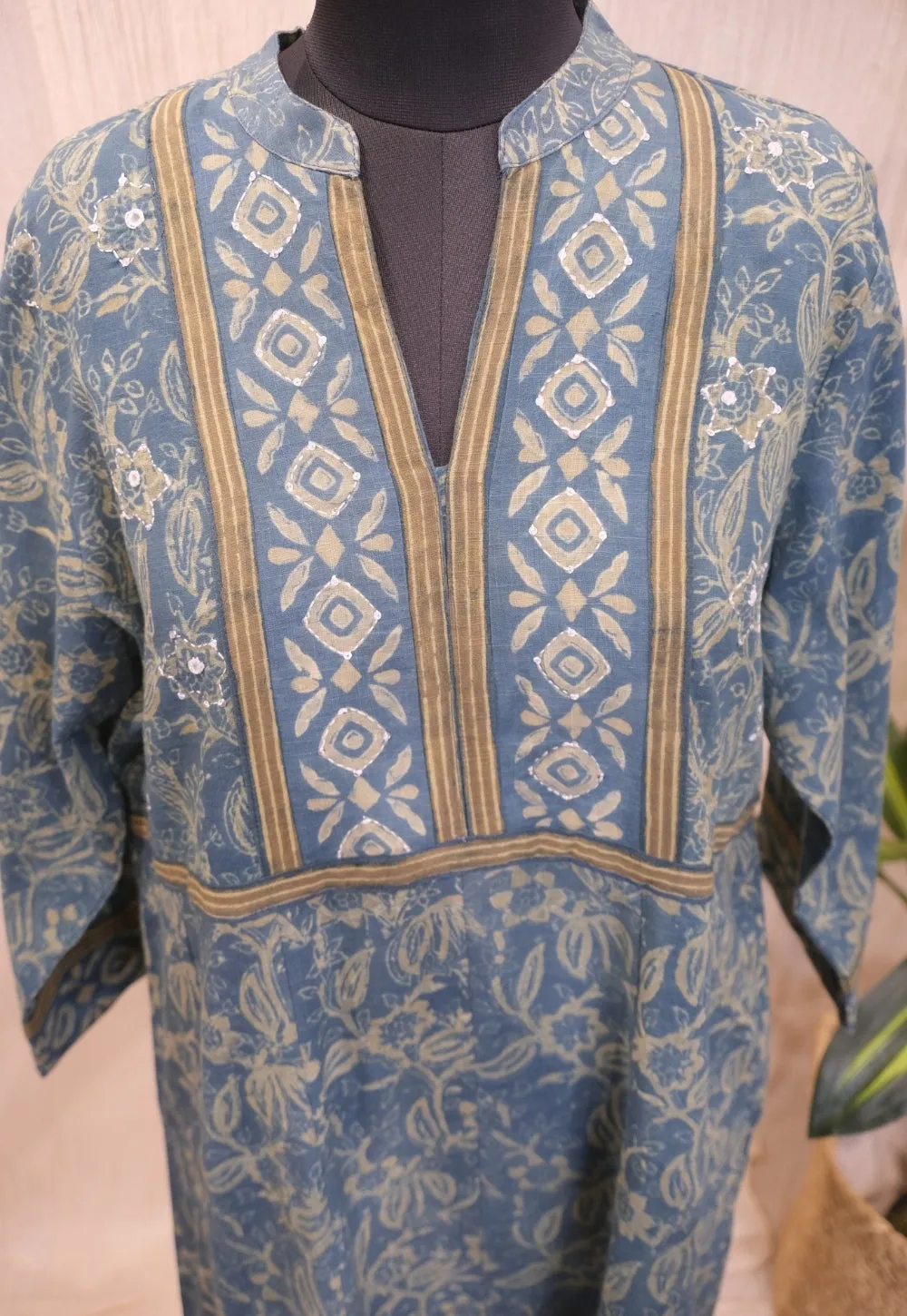 Aarna Dabu Cotton Kurta