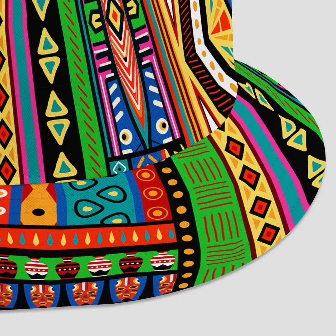 African Striped Patterns Bucket Hat