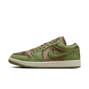 Air Jordan 1 Low SE "Brown Kelp Sky J Light Olive" - Women's