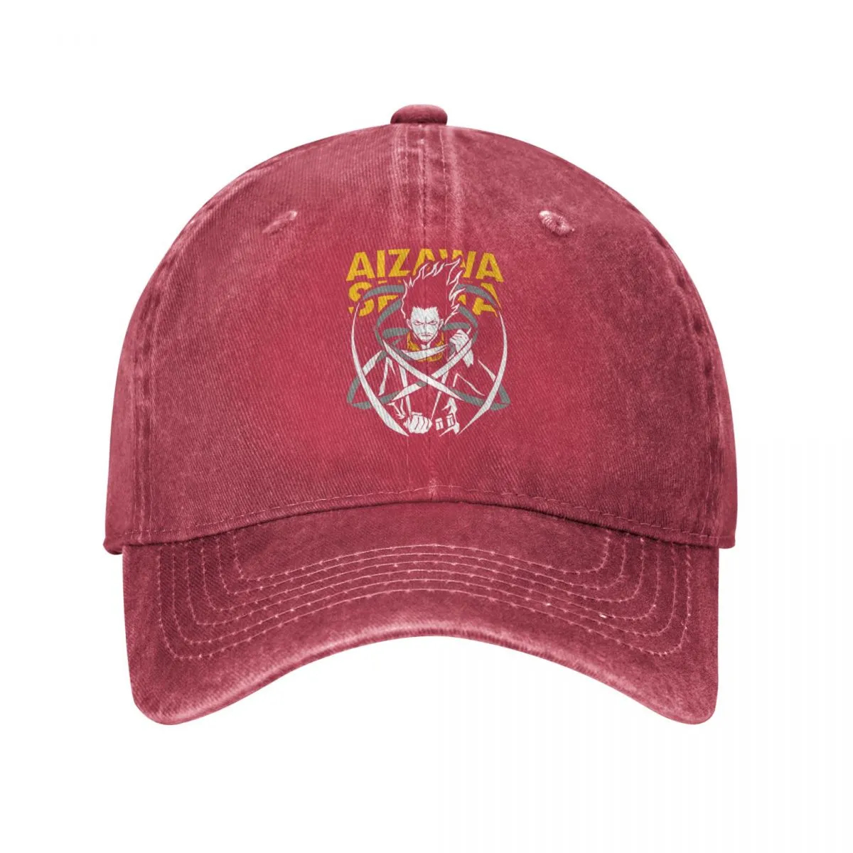 Aizawa Shota Baseball Cap Vintage My Hero Academia Distressed Cotton Sun Caps