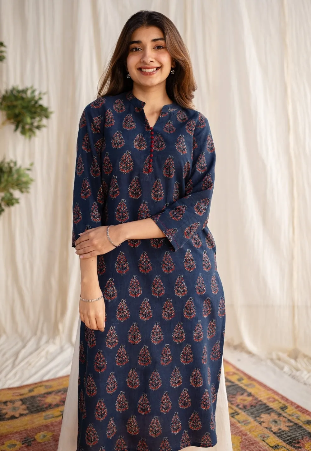 Aliyah Ajrakh Cotton Kurta