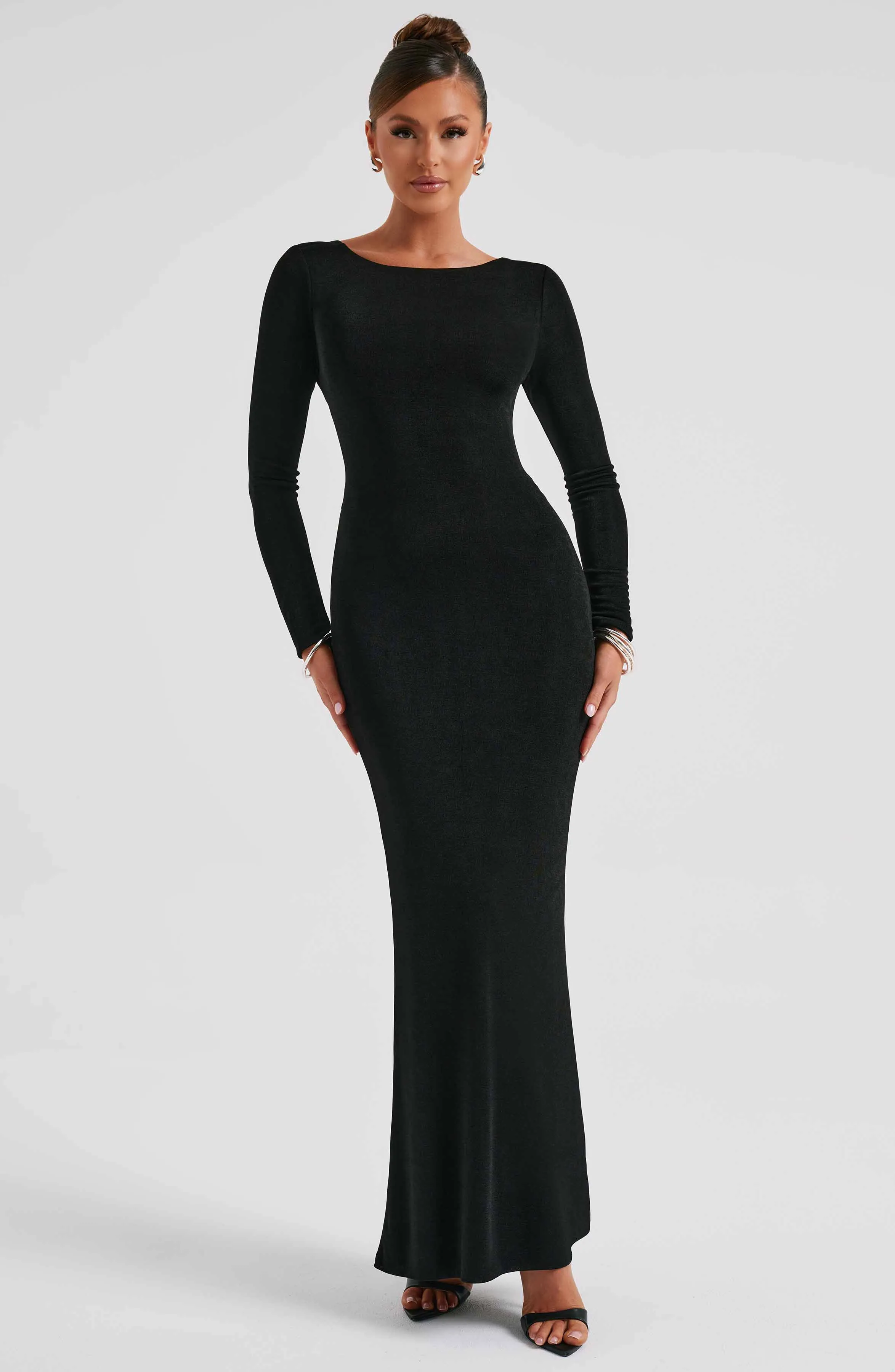 Anastassia Maxi Dress - Black