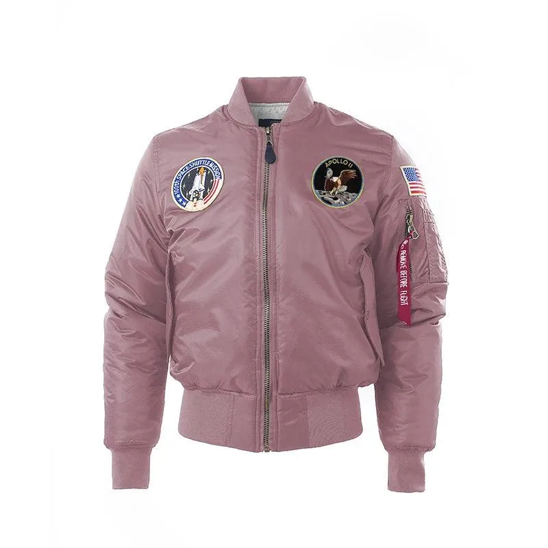 Apollo Winter Thick US Air Force Pilot Flight Bomber Jacket