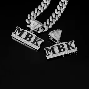 APORRO Premium MBK Logo Necklace Custom Design Deposit