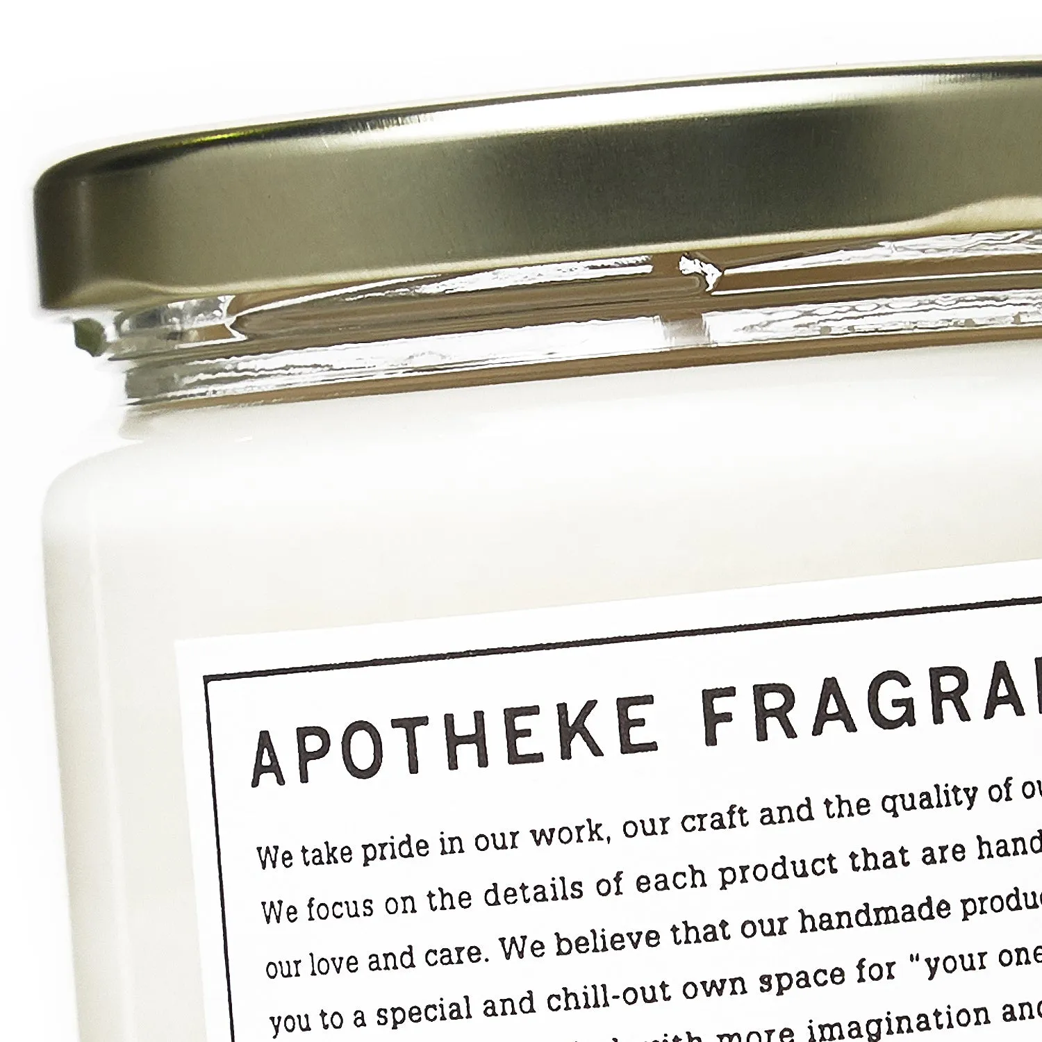 Apotheke Fragrance Glass Jar Candle "Tears Rain"