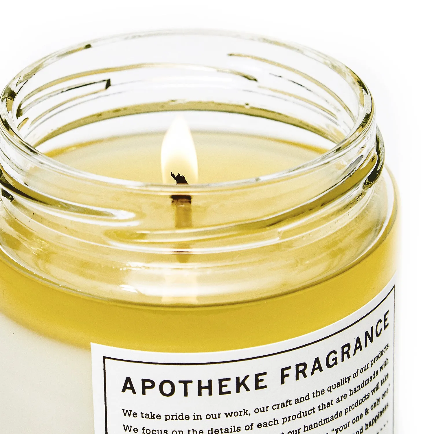 Apotheke Fragrance Glass Jar Candle "Tears Rain"