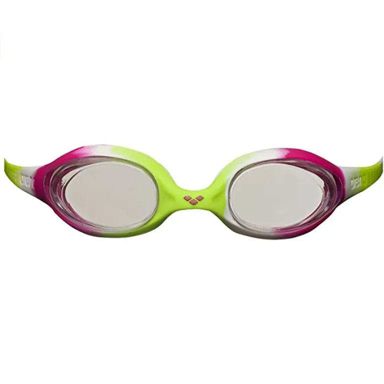 Arena girls' swimming goggles Spider 92338 16 lime fuchsia white