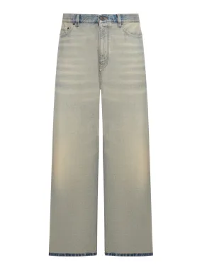 BAGGY PANTS ORGANIC LIGHT INDIGO DENIM