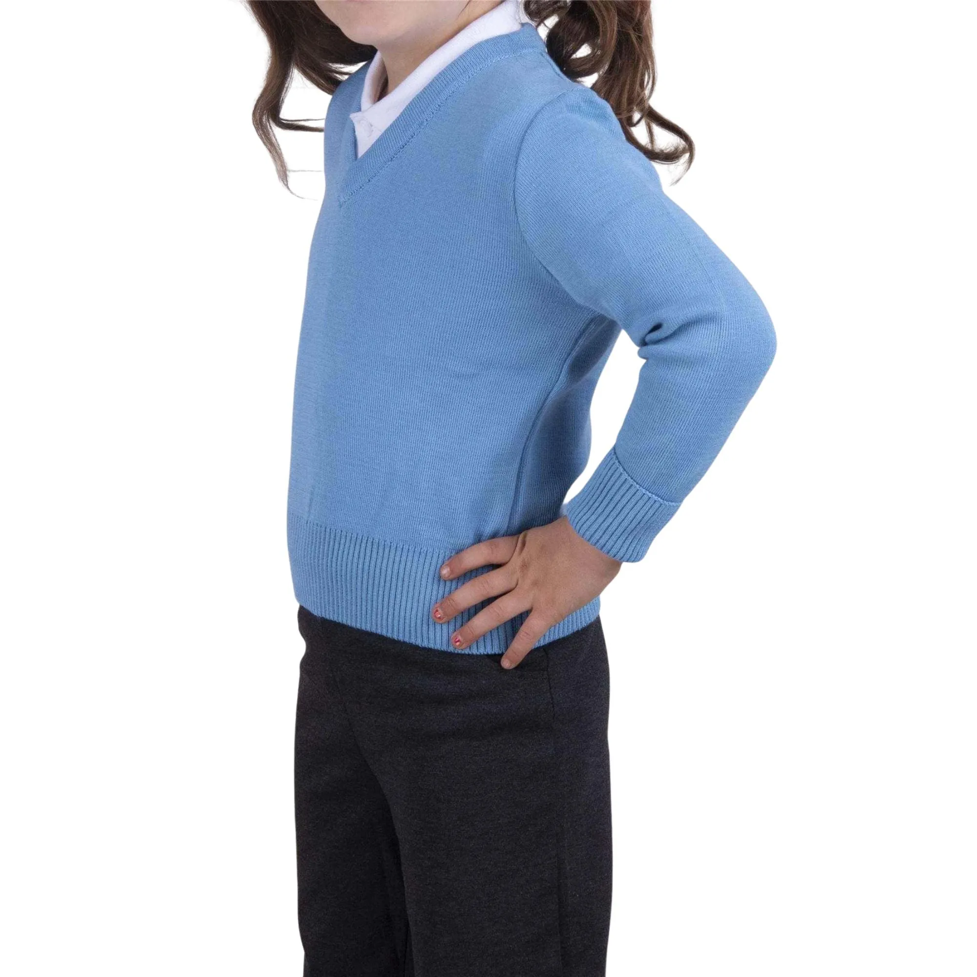 Balmoral Kids Unisex Wool Blend Essential Knit Jumper in 9 Colours