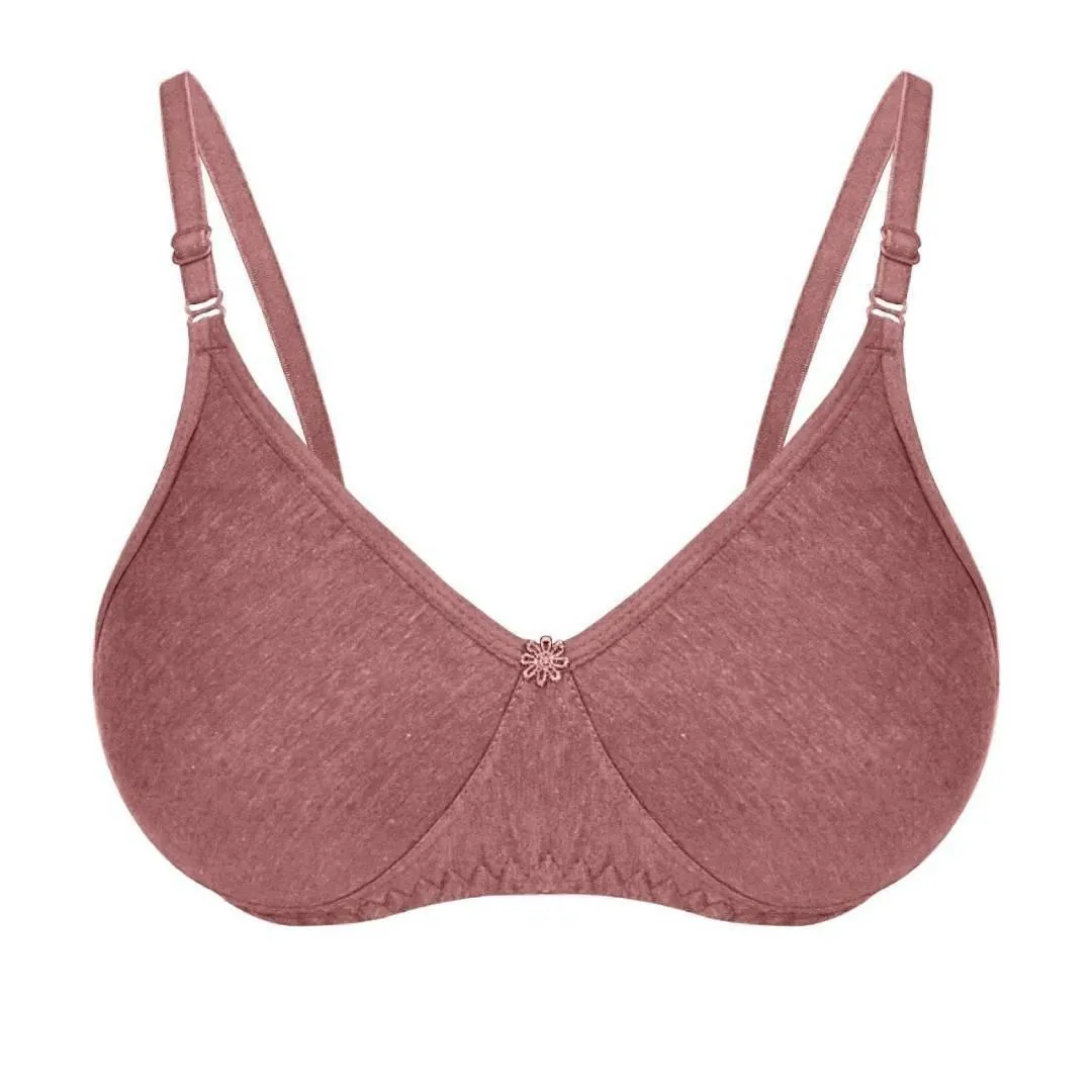 Beautiful Padded Wired Bra 3/4th Coverage Fine Color T-Shirt Bra For Women