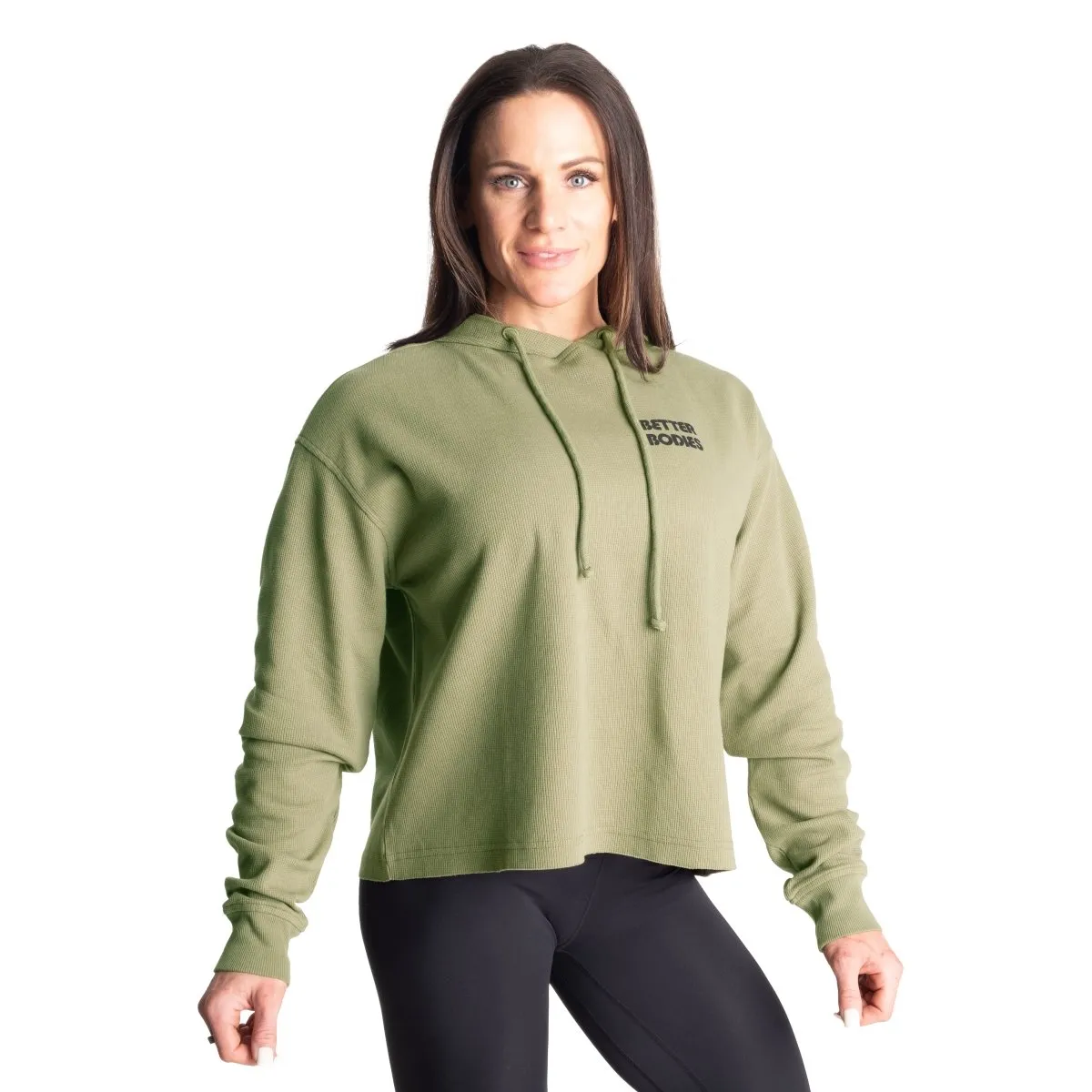 Better Bodies Empowered Thermal Sweater - Washed Green