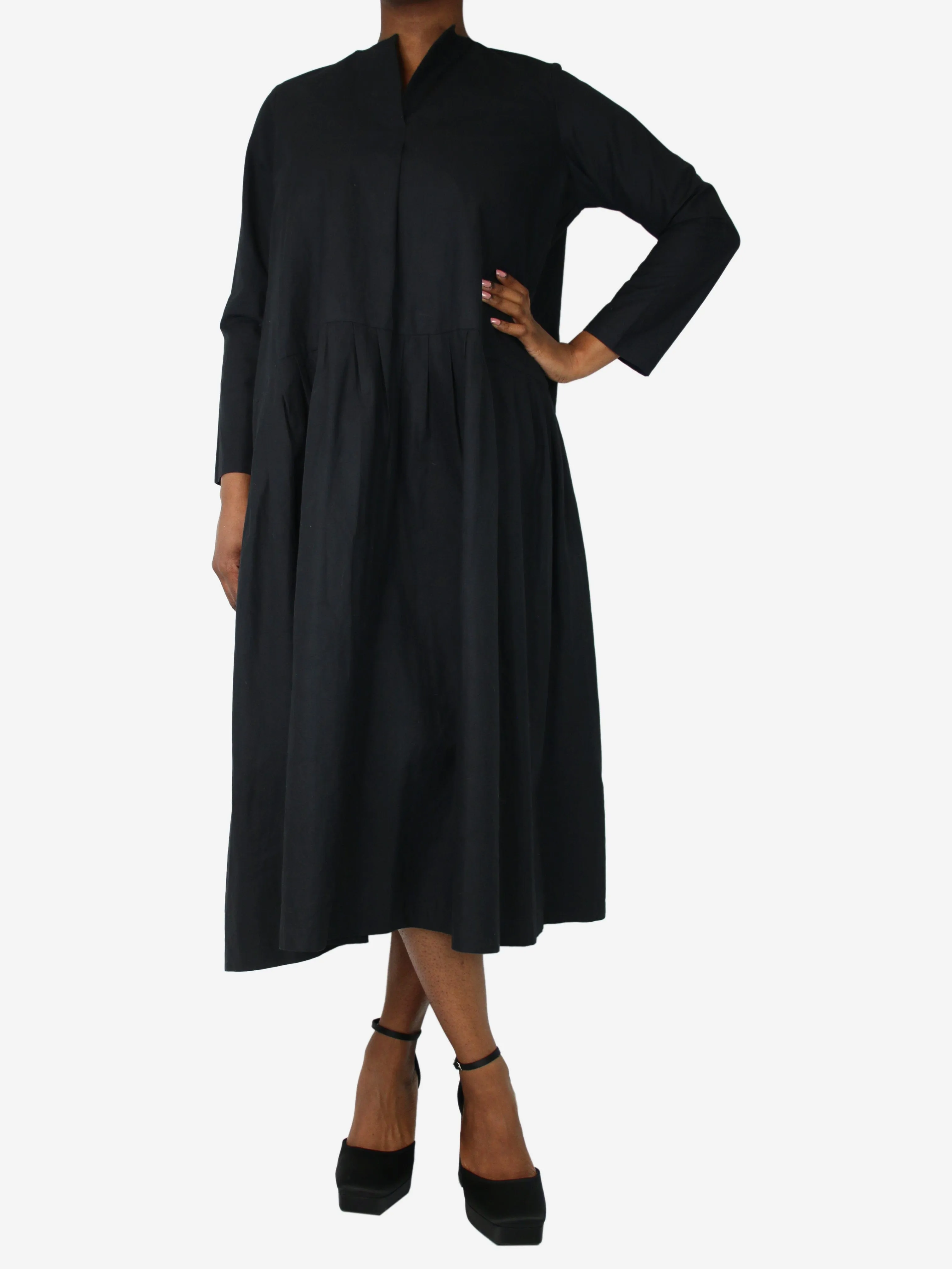 Black cotton dress - size M