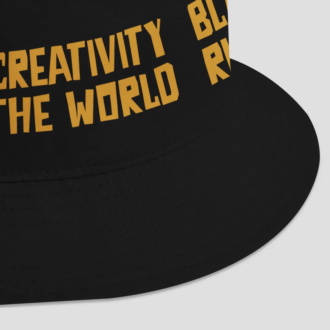 Black Creativity Rules The World Bucket Hat