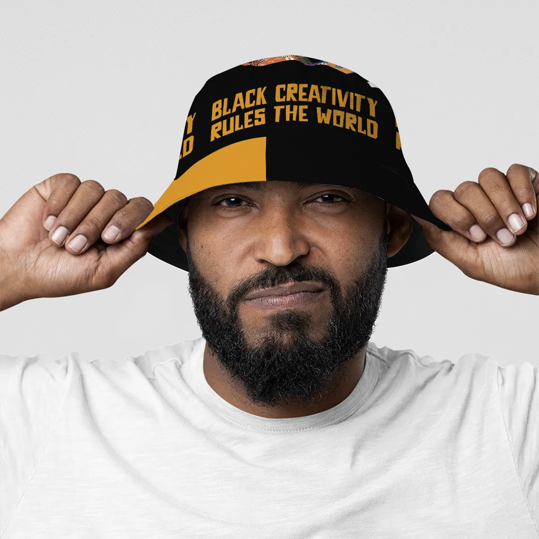 Black Creativity Rules The World Bucket Hat