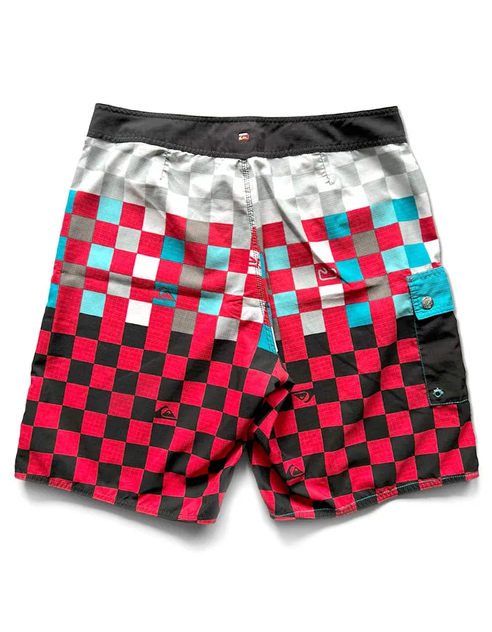 Boardshorts Checkerboard Red 35