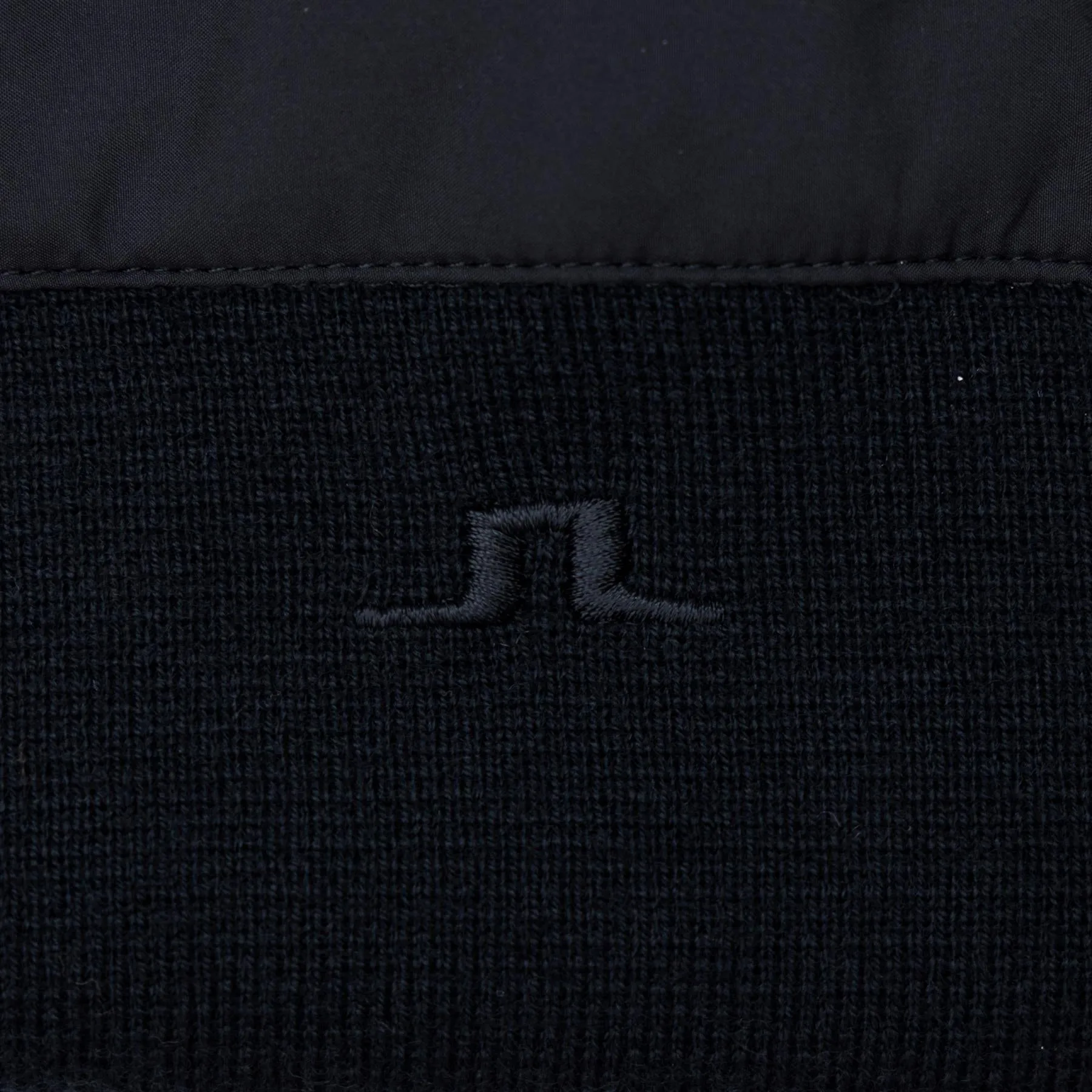 Bridge Knitted Hybrid Sweater Black - AW23