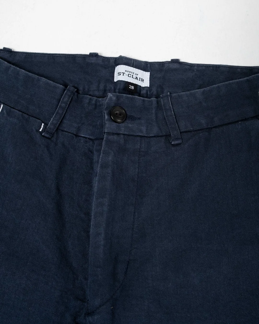 Briggs Trouser Navy Twill