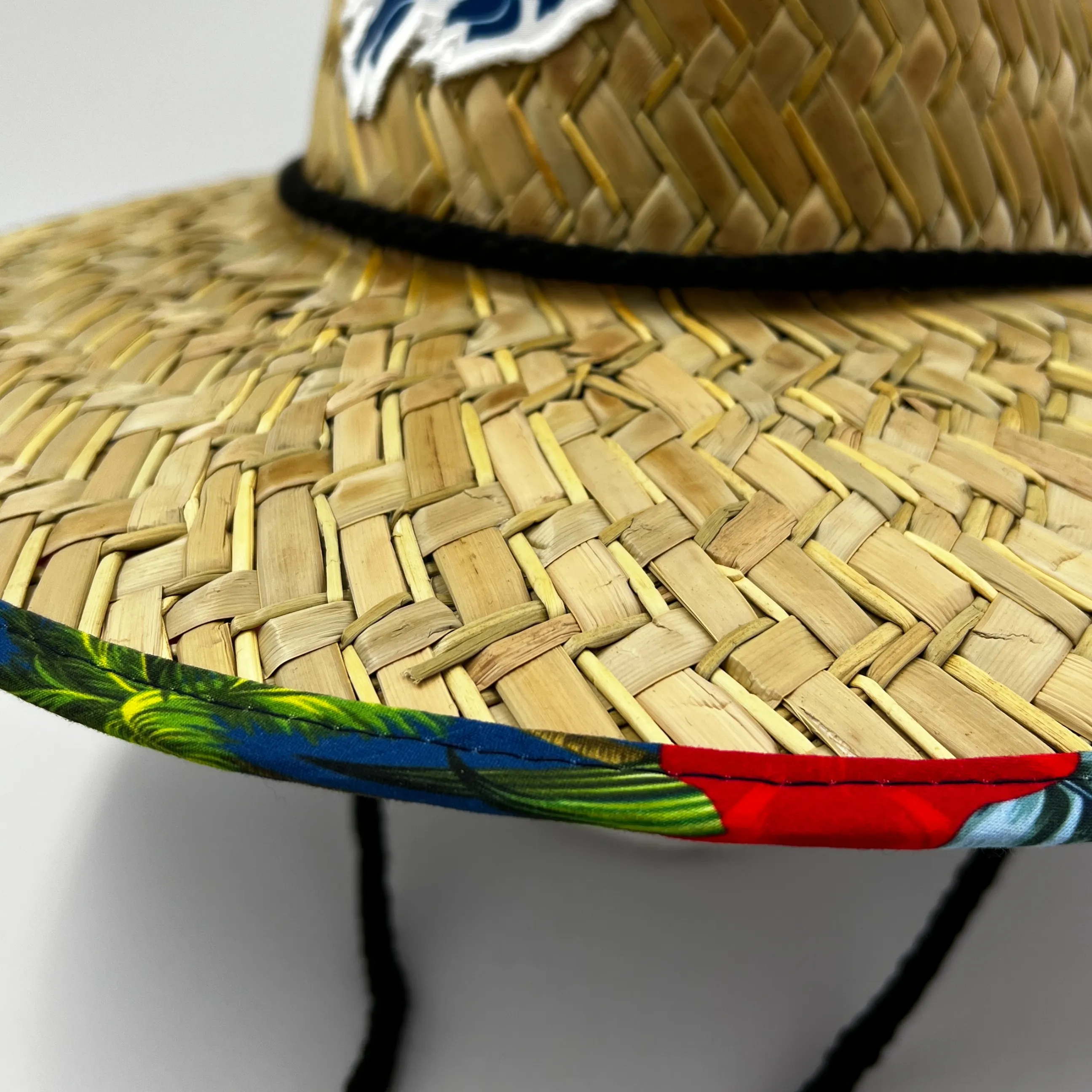 Buffalo Bills Hawaiian Floral Under Brim Straw Hat