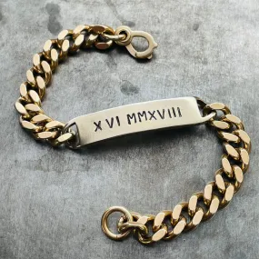 Classic ID Bracelet - Custom Stamped