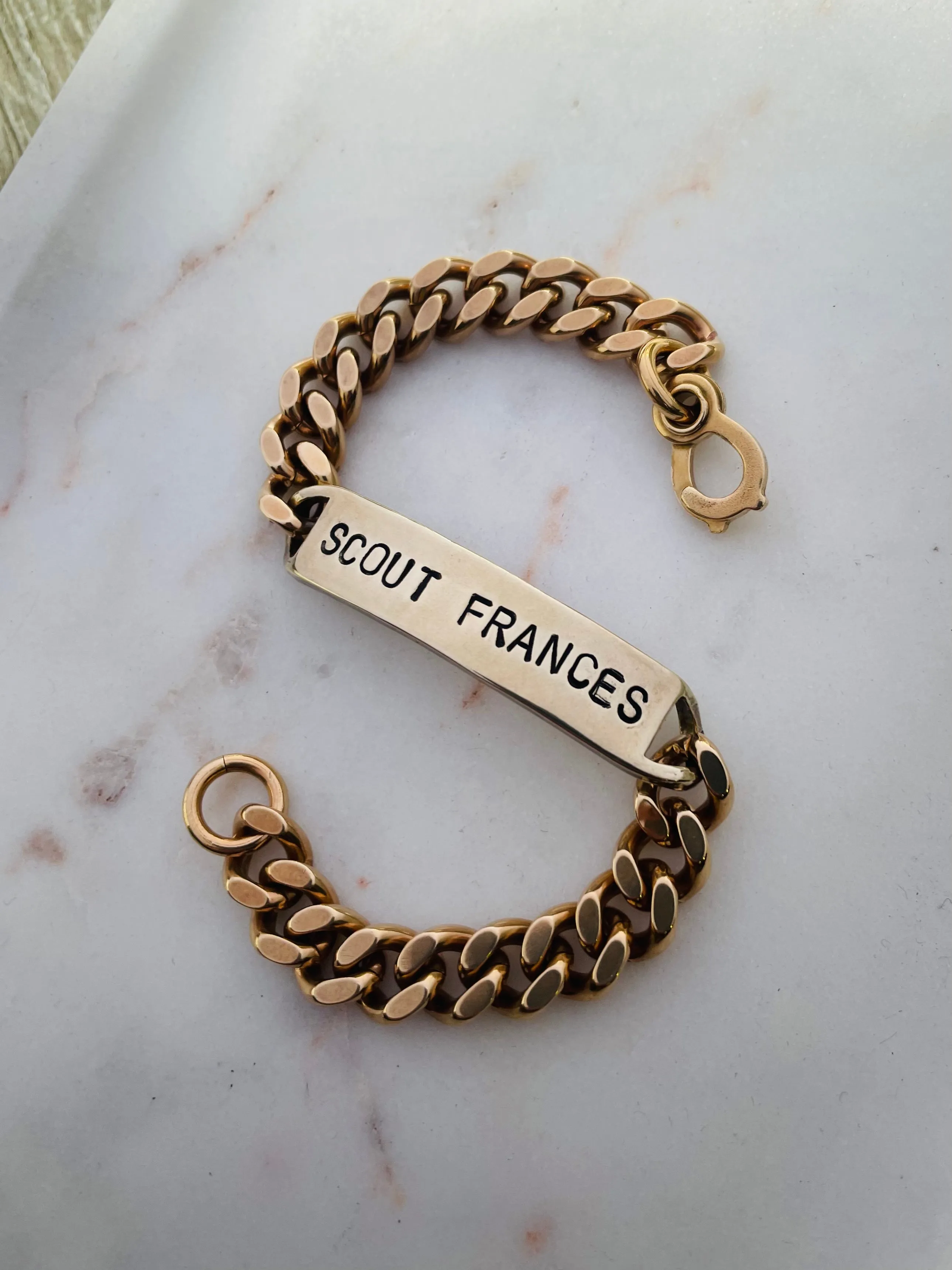 Classic ID Bracelet - Custom Stamped