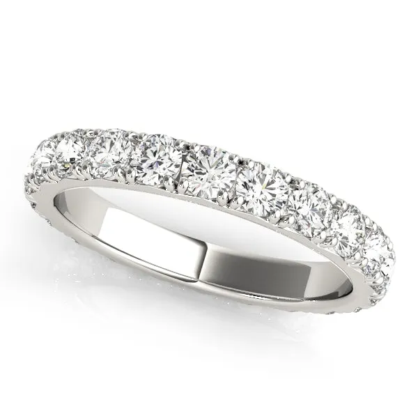 CUPID 1.40 Carat Diamond Eternity Band in 14K/ 18K/ Platinum GIA Graded 5 pointer G Color SI1 Clarity By Mike Nekta SIZE 7