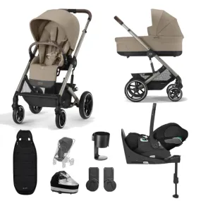 Cybex Balios S Lux Luxury Cloud T Bundle - Almond Beige