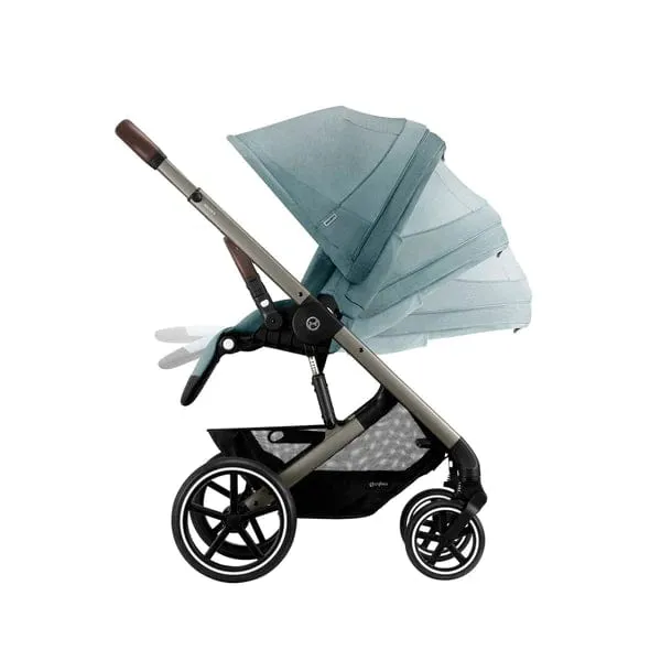 Cybex Balios S Lux Luxury Cloud T Bundle - Taupe / Sky Blue