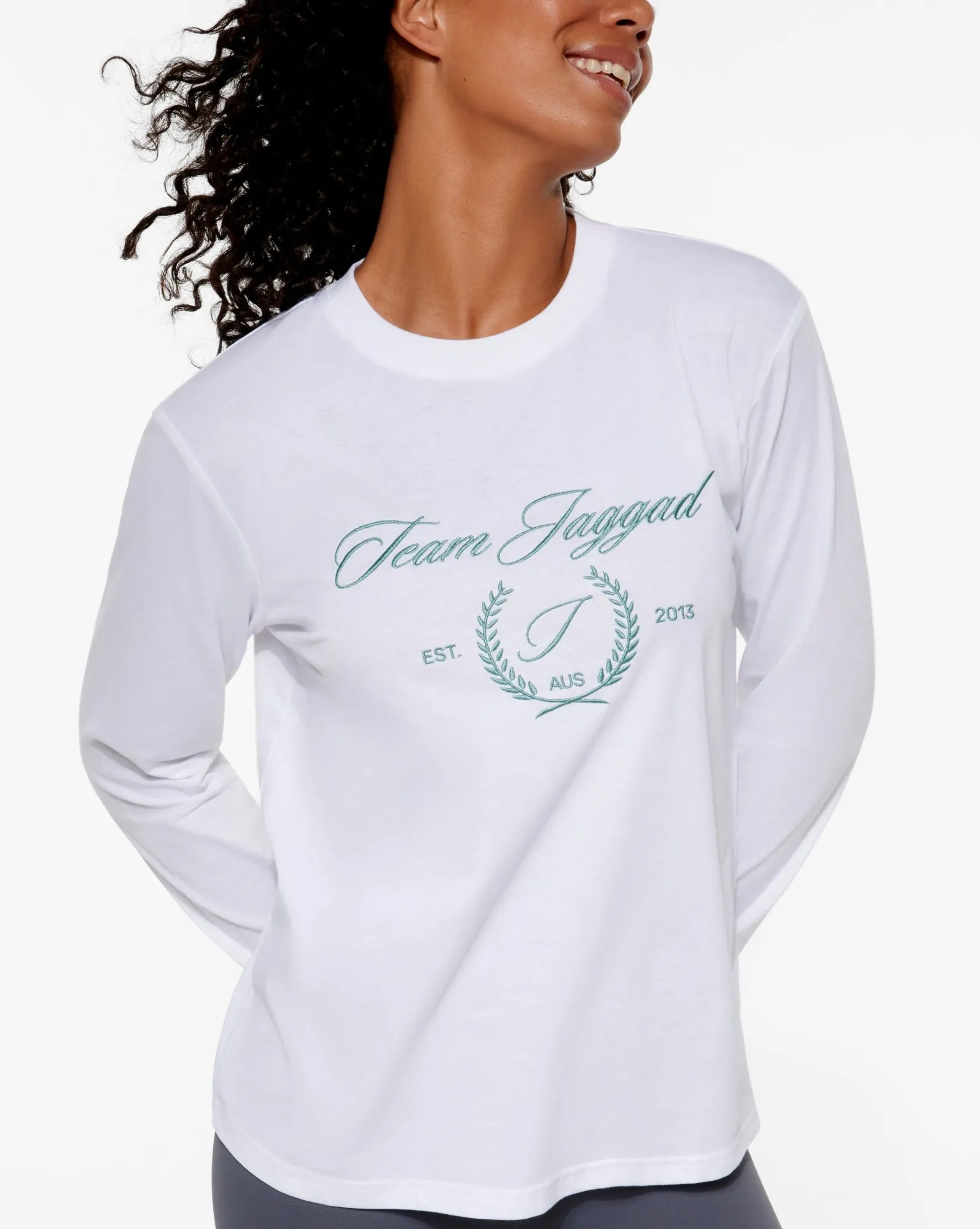 DALTON CLASSIC LONG SLEEVE TEE WHITE