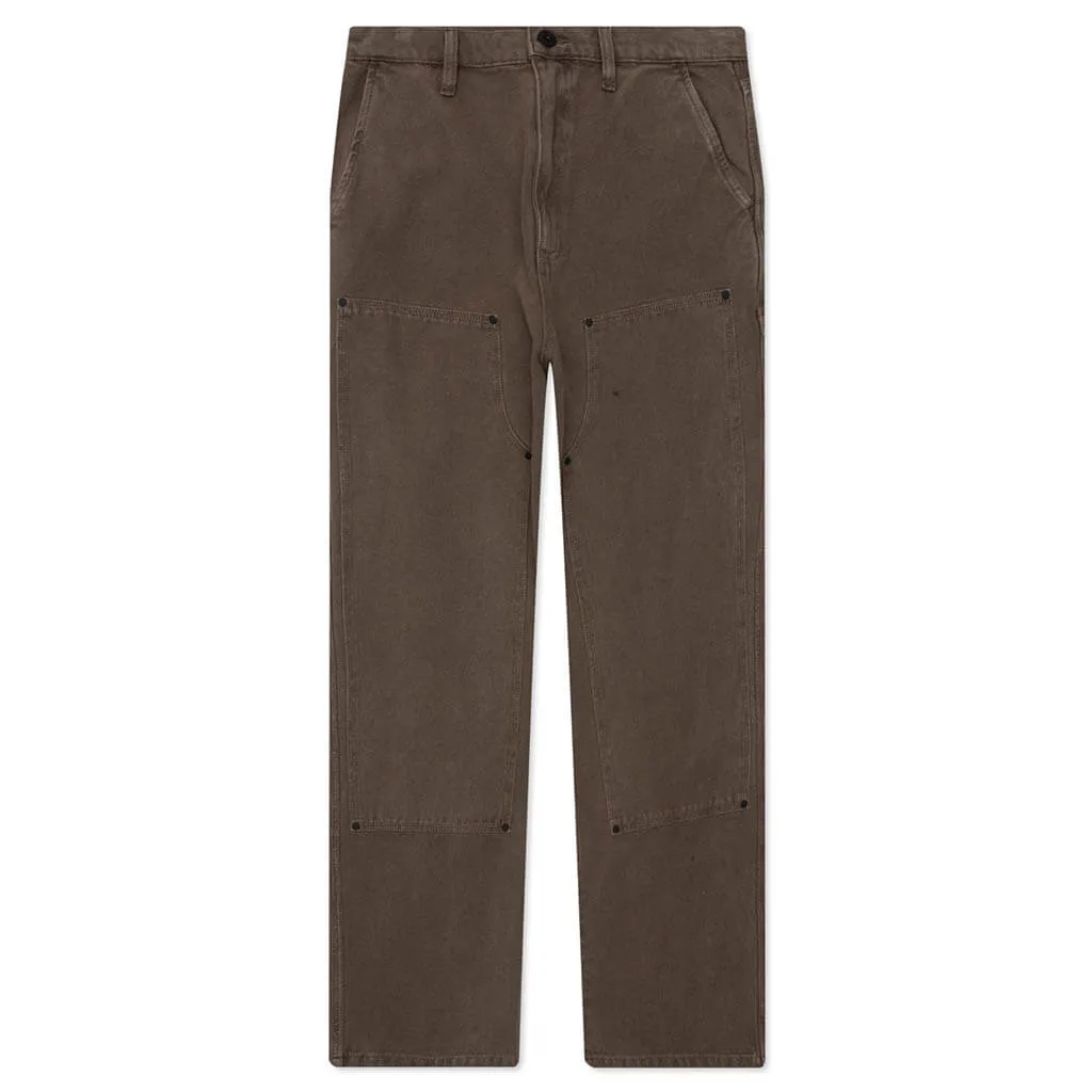 Double Knee Utility Pant - Brown