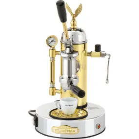 Elektra Micro Casa A Leva Chrome/Brass Lever Machine