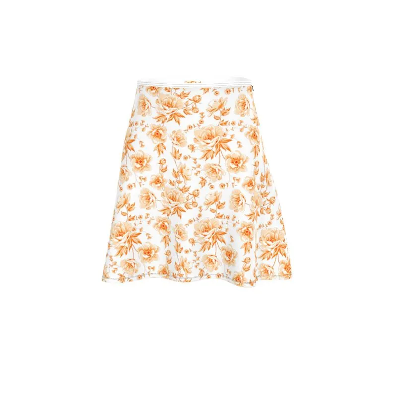 Floral Flared Skirt