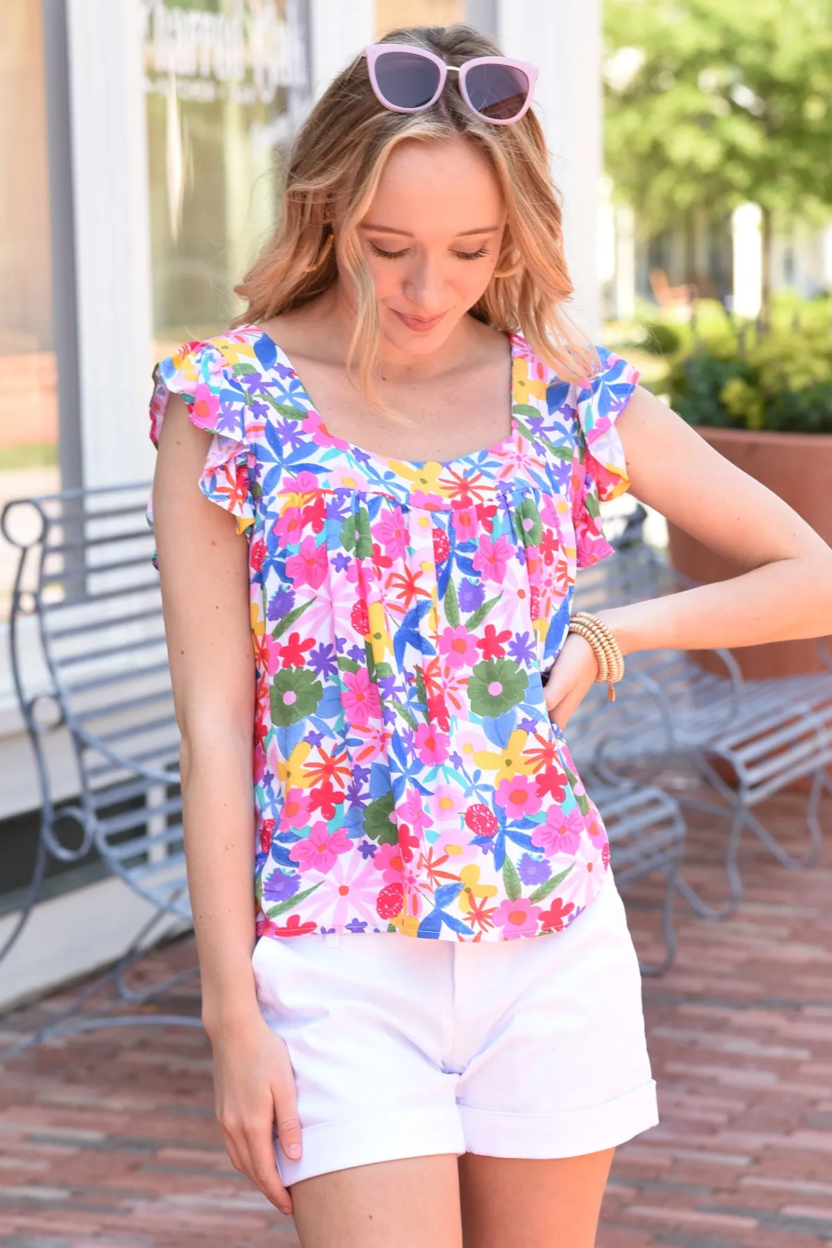 FLORAL GARDEN TOP