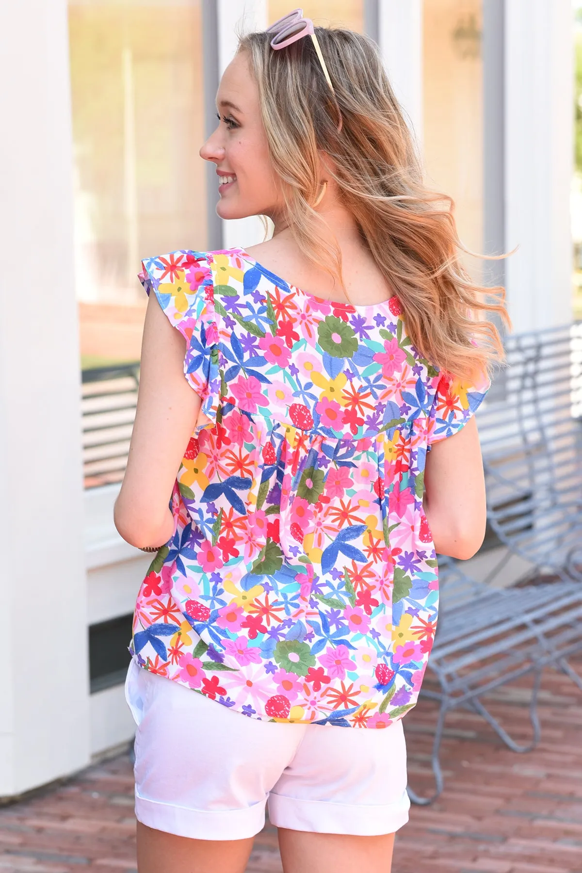 FLORAL GARDEN TOP