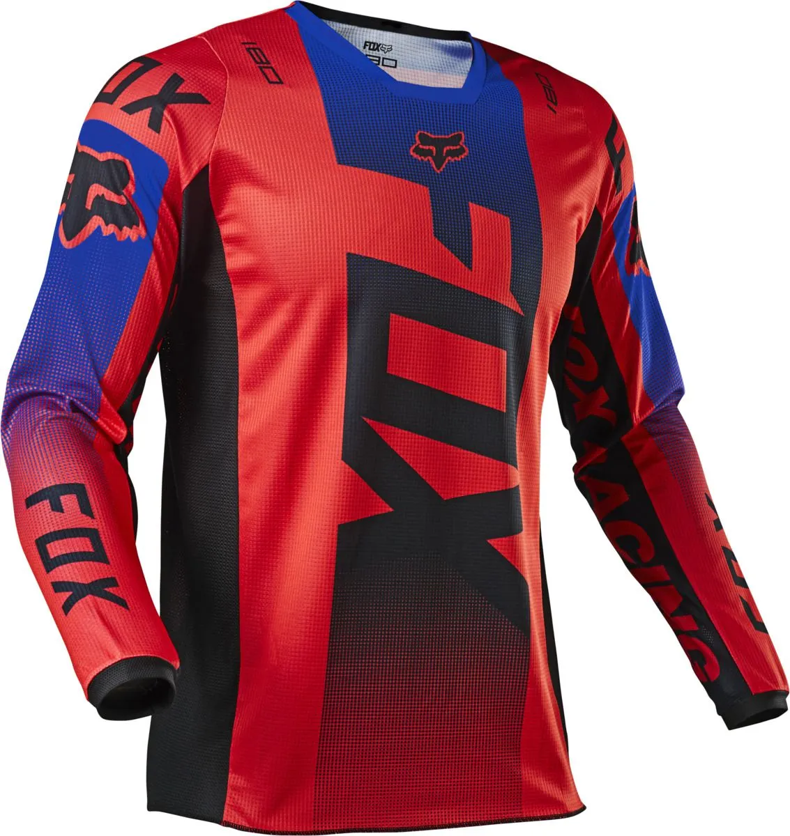 Fox Youth 180 Oktiv Jersey Flo Red