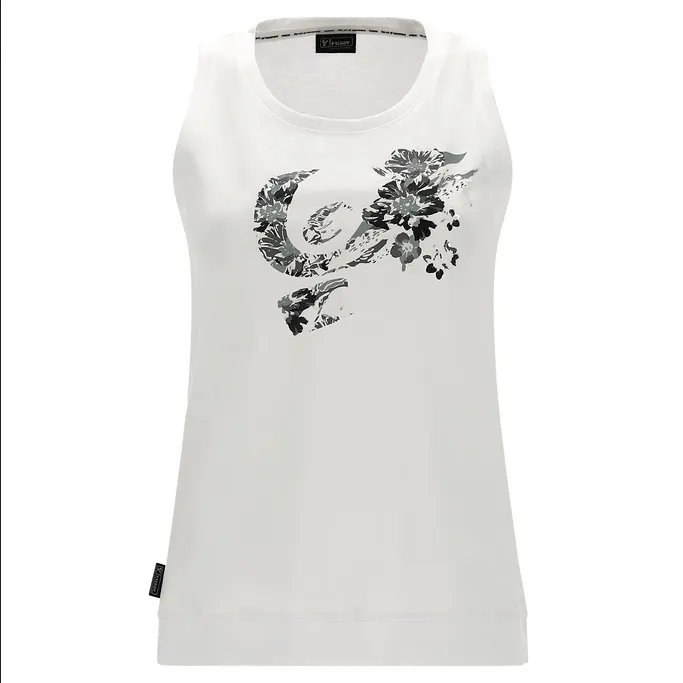 Freddy floral patterned tank top S2WBCK3 white