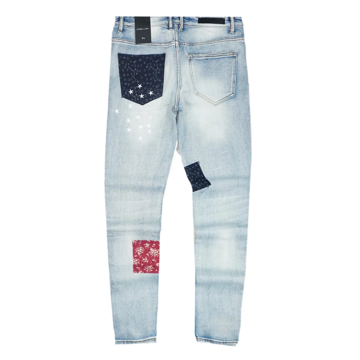 Gerard Patchwork Denim (Blue) /C8