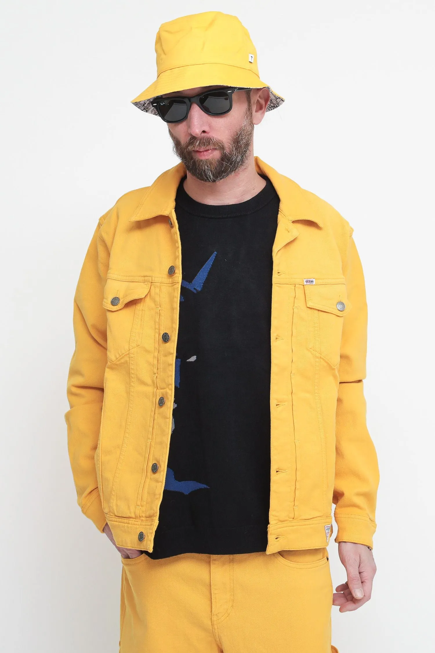 Jacket Denim - Yellow