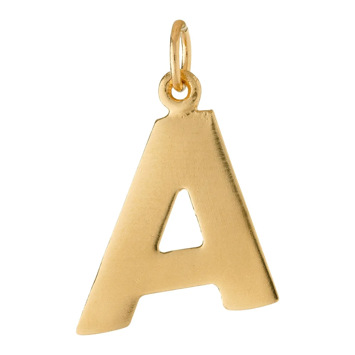 K Cutout Letter Charm