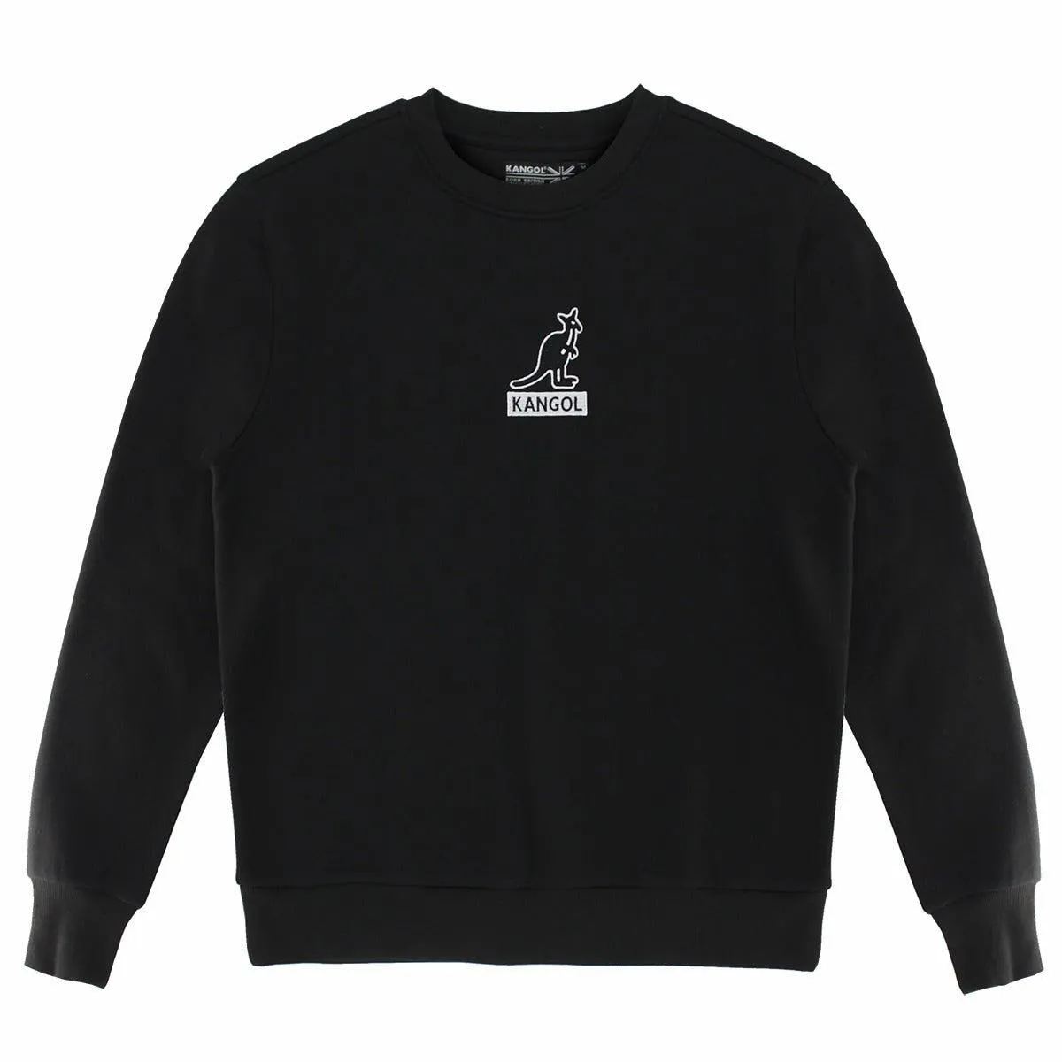 Kangol Classic Logo Popover Crewneck Fleece Sweatshirt - Big N Tall