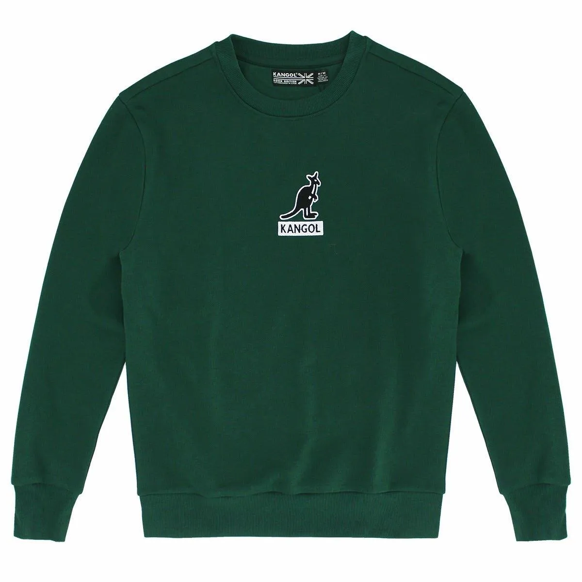 Kangol Classic Logo Popover Crewneck Fleece Sweatshirt - Big N Tall