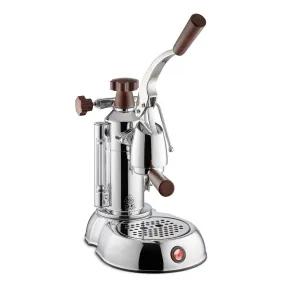 La Pavoni Stradivari Europiccola 8 Cup (110V - US Version) Wood Handles, ESW-8