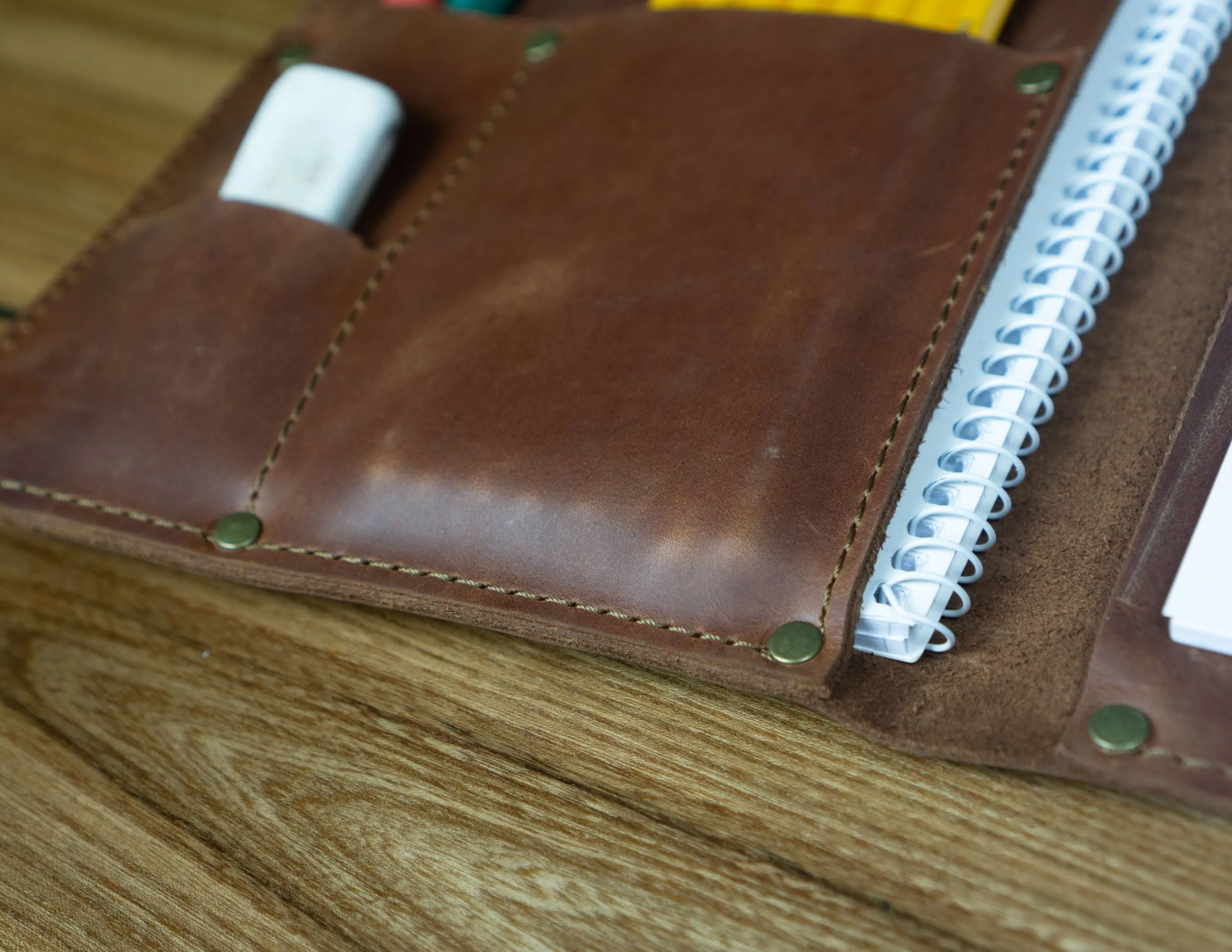 Leather A5 Sketchbook Cover | Handcrafted | Personalized