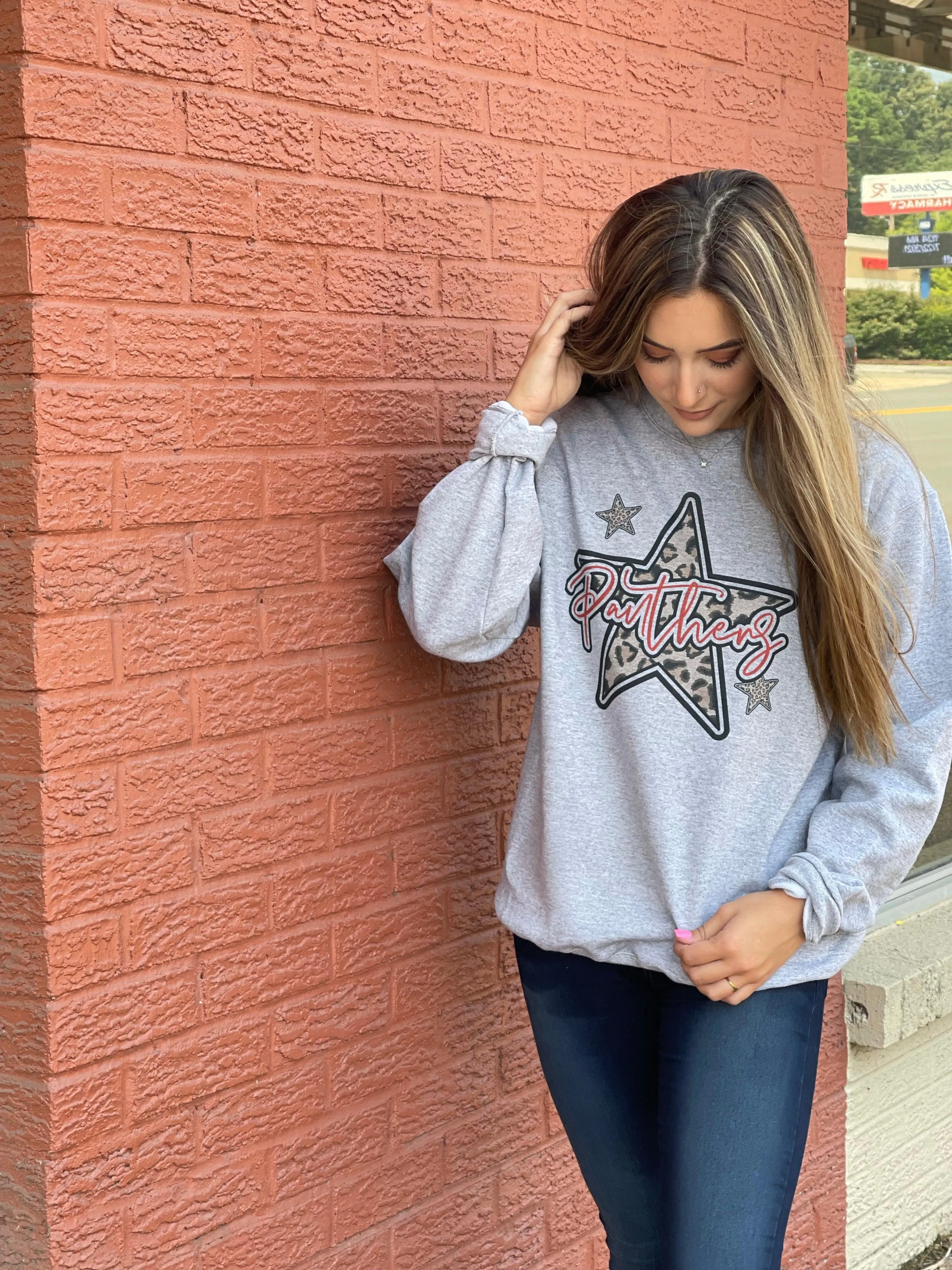 Leopard Star Mascot Sweatshirt