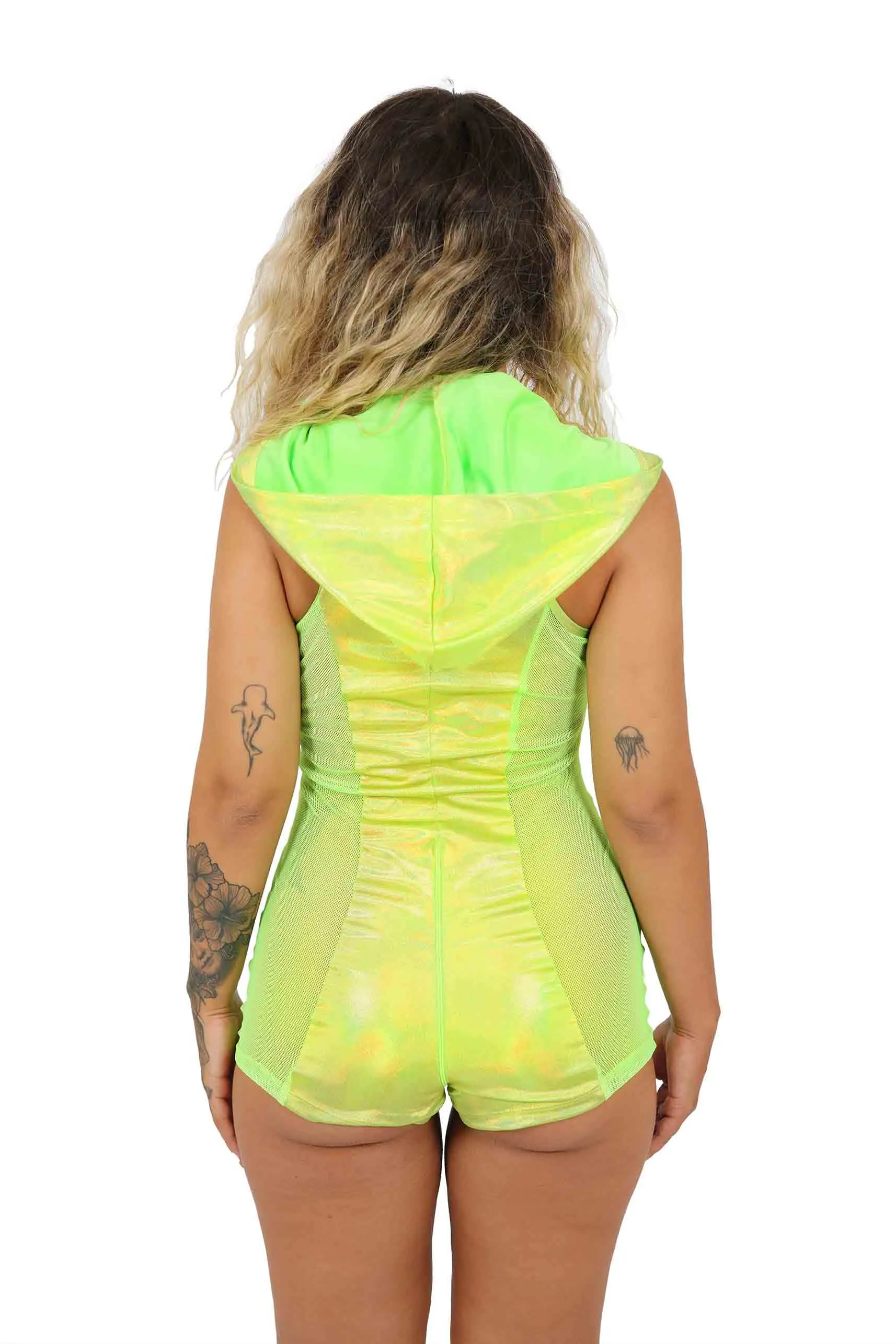 Limelight Neon Green Romper